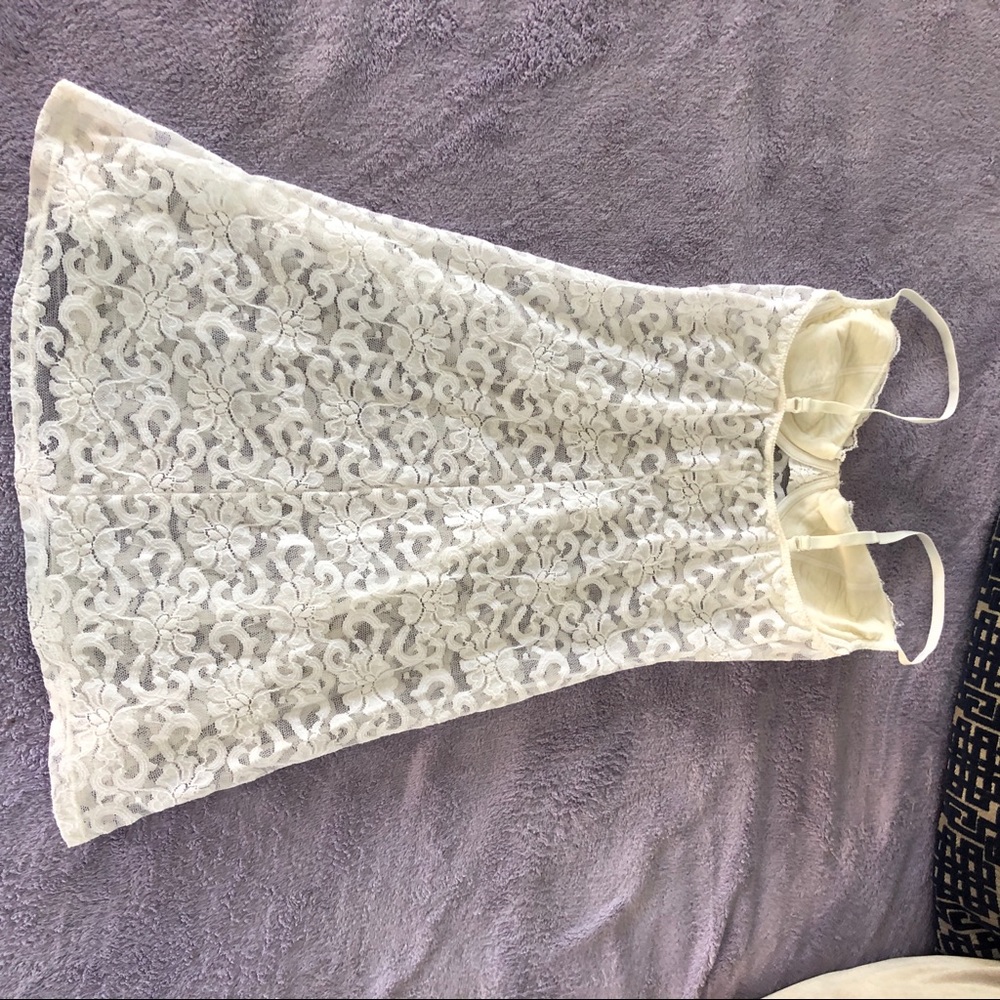 Papillon Blanc Lace Teddy - Picture 3 of 9
